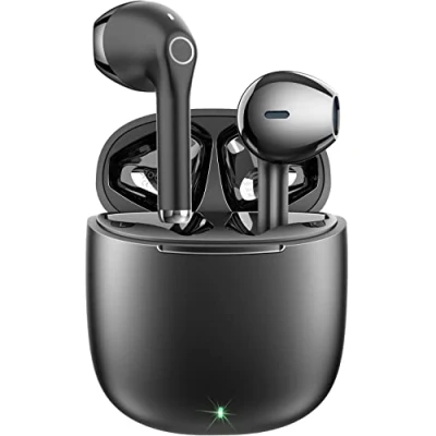 Abbildung von yobola Bluetooth Kopfhörer In Ear, Kabellos 5.1 HiFi Stereoklang, IPX5 Wasserdicht Kabellose Touch Control, Wireless Kopfhörer, Eingebautes Mikrofon, für Smartphone