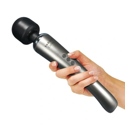 Abbildung von Kabelloser Massagestab von Yarosi Stärkste Therapeutische Vibrationskraft Stressfreier Bestens bewertet Muskelschmerzen und Erholung nach Ihrem Sportprogramm USB Curve Silber