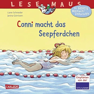 Abbildung von LESEMAUS 6: Conni macht das Seepferdchen (6): Mit Gratis Mitmach Zeitschrift