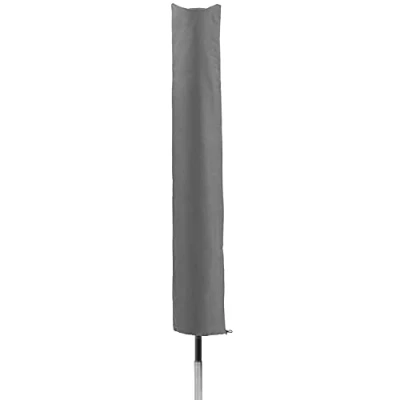 Abbildung von PATIO PLUS Chutzhülle für Sonnenschirm, Wasserdicht Sonnenschirm Schutzhülle 2 m Durchmesser Abdeckhauben 600D Oxford Gewebe PVC Beschichtung, Grau 153x30x30cm