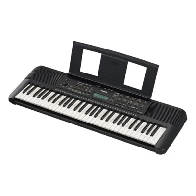 Abbildung von Yamaha PSR E283 Tragbares Keyboard für Anfänger, schwarz Mit 410 Instrumentenklängen, 150 Begleit Styles und 122 Songs, inkl. Voucher 2 Online Lessons an der Music School