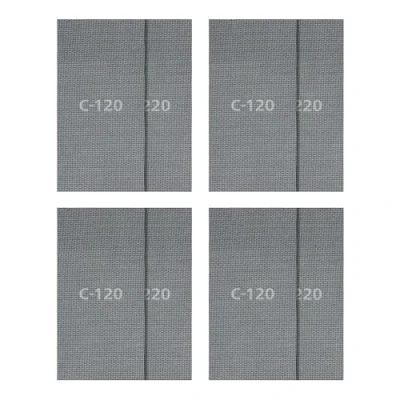 Abbildung von wolfcraft Set Schleifgitter 16tlg. 115 x 280 mm I 8644000 für Schwing und Handschleifer K120/220 ideal Gipskarton, Holz, Farbe, langlebig, effiziente Staubabsaugung Trockenbau Innenausbau