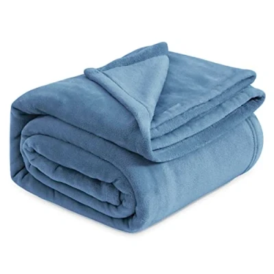 Abbildung von BEDSURE Kuscheldecke Flauschig Decke Fleecedecke Wohndecke Warm Winter Weich, Sofadecke XXL, Couch Blanket, Große, Wohn &amp; Kuscheldecken 230x270cm, Sofa überwurfdecke Hellblau