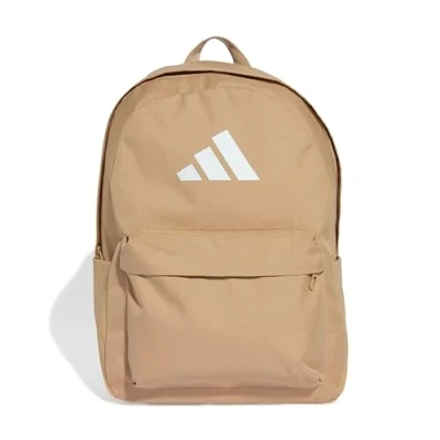 Abbildung von adidas Unisex CLASSIC 3BARS BACKPACK, warm sandstone/white, One size