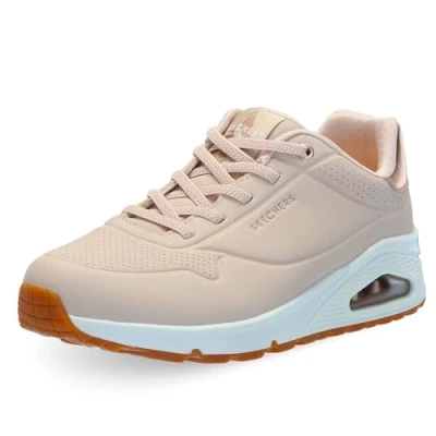 Abbildung von Skechers Damen UNO Shimmer Away Sneaker, Natural, 40 EU