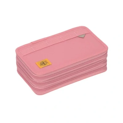 Abbildung von LÄSSIG Federmäppchen befüllt 20 teilig/School Triple Pencil Case Unique Pink