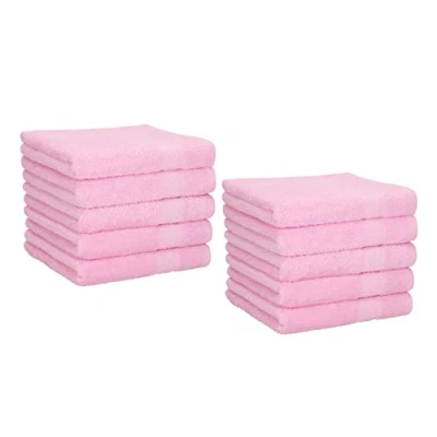 Abbildung von Betz 10 Stück Seiftücher Palermo 100% Baumwolle Größe 30x30 cm (rosé)