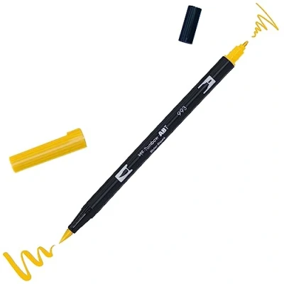 Abbildung von Tombow ABT 993 Fasermaler Dual Brush Pen mit zwei Spitzen, chrome orange