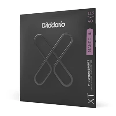 Abbildung von D&#039;Addario XTM11540, XT Mandolin Gitarrensaiten aus Phosphorbronze, Custom Medium, 11.5 40