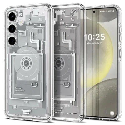 Abbildung von Spigen Ultra Hybrid Zero One Hülle Kompatibel mit Samsung Galaxy S24 Weiß