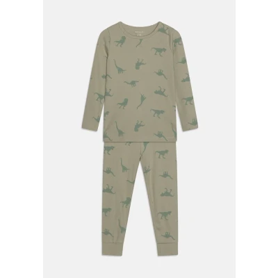 Abbildung von Name it Nmmnightset DINO Nachtwäsche Set für Kinder, Größe: 110/116, Agave green