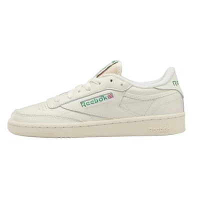 Abbildung von Reebok Classic CLUB C 85 Vintage Sneaker low, Damen, Größe: 40, Chalk/alabaster/glen green Leder und textil