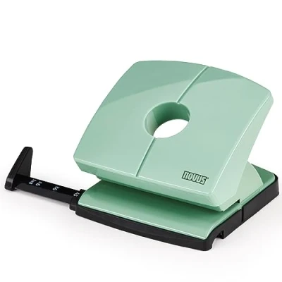 Abbildung von NOVUS Locher B220 Color ID 2.0 (20 Blatt Lochleistung, fest einrastende Anschlagschiene, Funktionsteile aus Metall) mellow mint