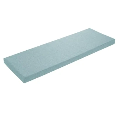 Abbildung von sleepling Bankauflage 150x40 cm türkis, Sitzkissen Outdoor &amp; Indoor, Bankpolster, Bezug waschbar, Unterseite Antirutsch, Made in EU
