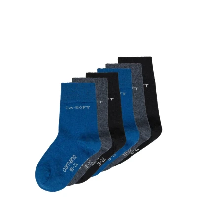 Abbildung von camano Zbasic 6 PACK Socken für Kinder, Größe: 39 42, Navy/jeans