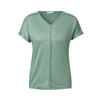 Abbildung von Cecil MIT DEKONÄHTEN Bluse, Damen, Größe: XXL, Grün