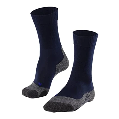 Abbildung von FALKE Herren Tk2 Explore Cool M Lyocell Funktionsmaterial Antiblasen Dick Wandersocken, Blau Marine 6120, 42 43 EU