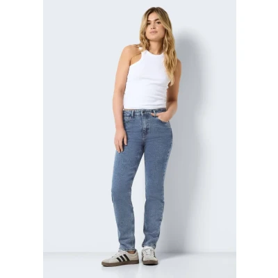 Abbildung von Noisy May MONI HW ST ANK AZ358MB NOOS Jeans Slim Fit, Damen, Größe: 25x30, Medium blue denim