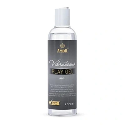Abbildung von Vibratissimo Play Gel Anal 250 ml I Gleitmittel extra gleitfähig Wasserbasierte Gleitgele Lubricant für Silikon Toys &amp; Latexkondome geeignet water based lubrication