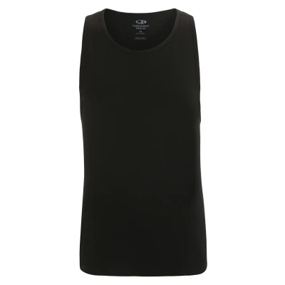 Abbildung von Icebreaker Merino Anatomica TANK Unterhemd/shirt, Herren, Größe: Large, Black/monsoon