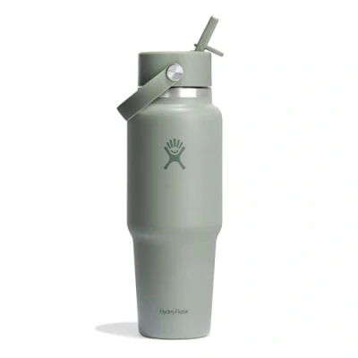 Abbildung von Hydro Flask Travel Bottle 946 ml (32 oz) Isolierte Edelstahl Wasserflasche mit TempShield Vakuumisolierung und auslaufsicherem Flex Trinkhalm Verschluss Agave