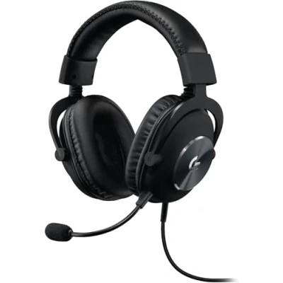 Abbildung von Logitech G PRO X Gaming Headset, Over Ear Kopfhörer mit Blue VO!CE Mikrofon, kabelgebunden, DTS Headphone:X 7.1 für Esport Gaming, 50mm Lautsprechern, PC/PS/Xbox/Nintendo Switch Schwarz