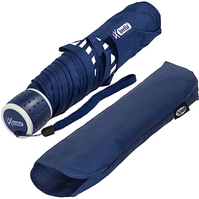Abbildung von iX brella Mini Kinderschirm Safety Reflex extra leicht blau
