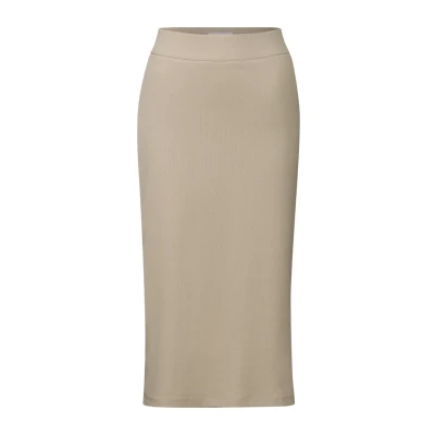 Abbildung von Street One Studio Struktur Bleistiftrock, Damen, Größe: 40, Beige
