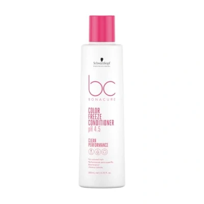 Abbildung von Schwarzkopf Professional Bonacure Color Freeze Conditioner Haarspüllung Für Poröses Coloriertes Haar Vegan pH 4.5 Kein Verblassen Langanhaltende Farbintensität Entwirrend Glättend 200 ml