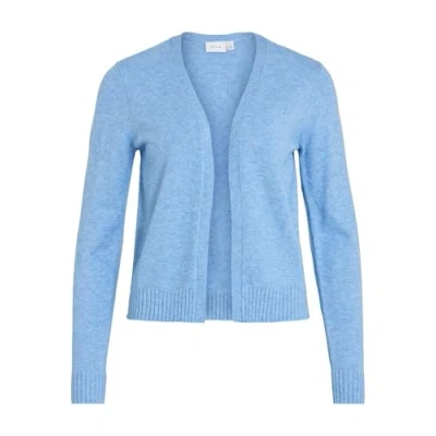 Abbildung von Vila Damen Viril Short L/S Knit Cardigan noos Strickjacke, Blissful Blue,XS