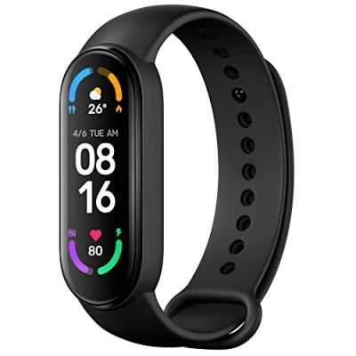 Abbildung von Xiaomi Mi Smart Band 6, Fitness &amp; Aktivitätstracker (1,56 AMOLED Display, 30 Trainings Modi, SpO2 tracking, Schlaf und Pulsüberwachung, 14 Tage Batterielaufzeit, 5ATM Wassergeschützt, Fit App)