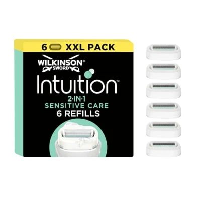 Abbildung von WILKINSON SWORD Intuition Sensitive Care Rasierklingen für Damen Rasierer, 6 Stück