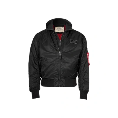 Abbildung von Alpha Industries MA1 DTEC Übergangsjacke, Herren, Größe: Large, Black