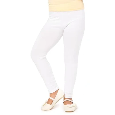 Abbildung von Merry Style Mädchen Lange Leggings aus Viskose MS10 130 (Weiß, 134)
