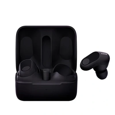 Abbildung von Sony INZONE Buds True Wireless Gaming Kopfhörer, 360 Spatial Sound, leicht, bequeme Passform, Active Noise Cancelling, AI Mikrofon, 24 Stunden Akku, Low Latency Dongle, PC &amp; PS5 kompatibel Schwarz