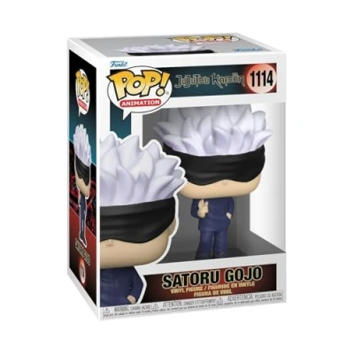 Abbildung von Funko Pop! Animation: Jujutsu Kaisen Satoru Gojo Vinyl Sammelfigur Geschenkidee Offizielle Handelswaren Spielzeug Für Kinder und Erwachsene Anime Fans Modellfigur Sammler