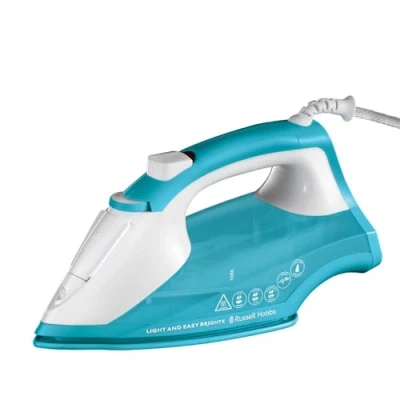 Abbildung von Russell Hobbs Dampfbügeleisen [2400W, 115g Extra Dampfstoß] Bügeleisen (240ml Wassertank, antihaftbeschichtete Keramik Bügelsohle, Antikalk &amp; Tropfstopp, Sprühwasser Funktion, Vertikaldampf) 26482 56