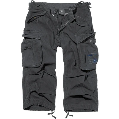 Abbildung von Brandit Industry Vintage Shorts, Herren, Größe: 34, Black