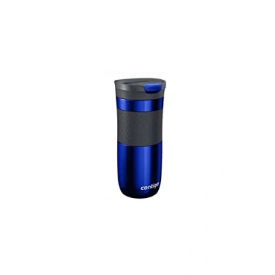 Abbildung von Contigo Thermobecher Byron Snapseal, Edelstahl Isolierbecher, Kaffebecher to go, auslaufsicher, spülmaschinenfester Deckel BPA frei, 470 ml, 1 Stück (1er Pack)