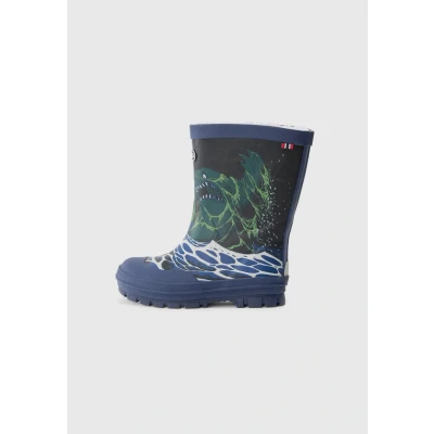 Abbildung von Viking Unisex Kinder Jo?l?l?y? Pr?i?n?t? Th?e?r?m?o? Rain Boot, Blue Multi, 29 EU