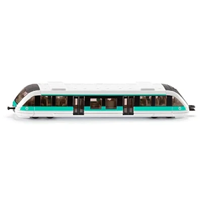 Abbildung von siku 1646001, Nahverkehrszug RATP Frankreich, Metall/Kunststoff, 1:120, Türkis/Weiß, Kompatibel mit anderen Spielzeugen