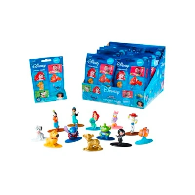 Abbildung von Jada Toys Disney Figur (1x Mystery in Blind Pack) 1 Überraschungs Sammelfigur aus 12 Figuren, Nano Metallfigur (4cm) für Kinder &amp; Fans ab 3 Jahre, Serie 2, Schwarz