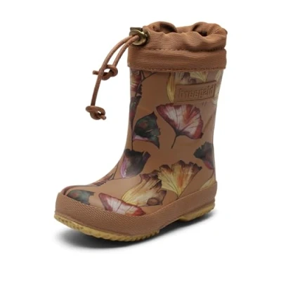 Abbildung von Bisgaard Thermo Gummistiefel für Kinder, Größe: 31, Camel flowers Schuhe