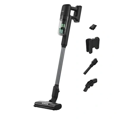 Abbildung von AEG ULTIMATE 7000 ÖKO AP71UB14AM Akku Staubsauger/extra kraftvoll/ultraleicht 2,2 kg/70 % Recyclingmaterial/bis zu 40 Min. Laufzeit/120m²/5 Stufige Filtration/alle Böden/Automatik, Matte Black