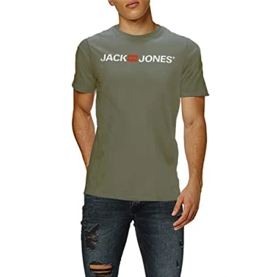 Abbildung von JACK &amp; JONES Herren JJECORP Logo Tee SS Crew Neck, White/2 PACK W. Black/REG FIT, XXL