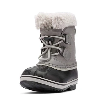Abbildung von Sorel KIDS YOOT PAC NYLON WATERPROOF Schneestiefel für Unisex Baby, Grau (Quarry x Dove) Children, 27 EU