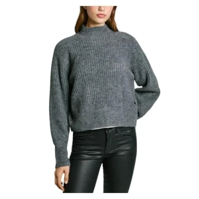 Abbildung von Pepe Jeans IRMA Perkins Strickpullover, Damen, Größe: Small, Dark grey