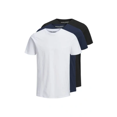Abbildung von JACK &amp; JONES Male T Shirt 3er Pack Einfarbig