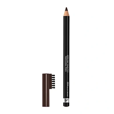 Abbildung von Manhattan Brow&#039;Tastic Professional Pencil Fb. 004 Black Brown, Augenbrauenstift mit integriertem Bürstchen, 1,4 g