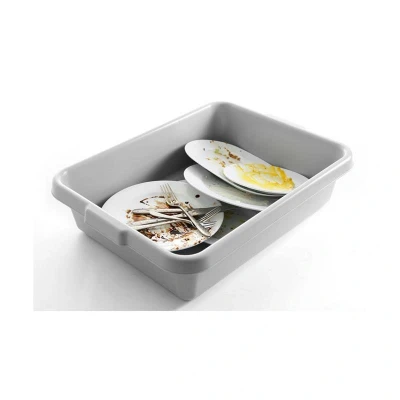 Abbildung von HENDI Transportbox 55,5 x 41 13 cm grau Tragegriffe PP Kunststoff